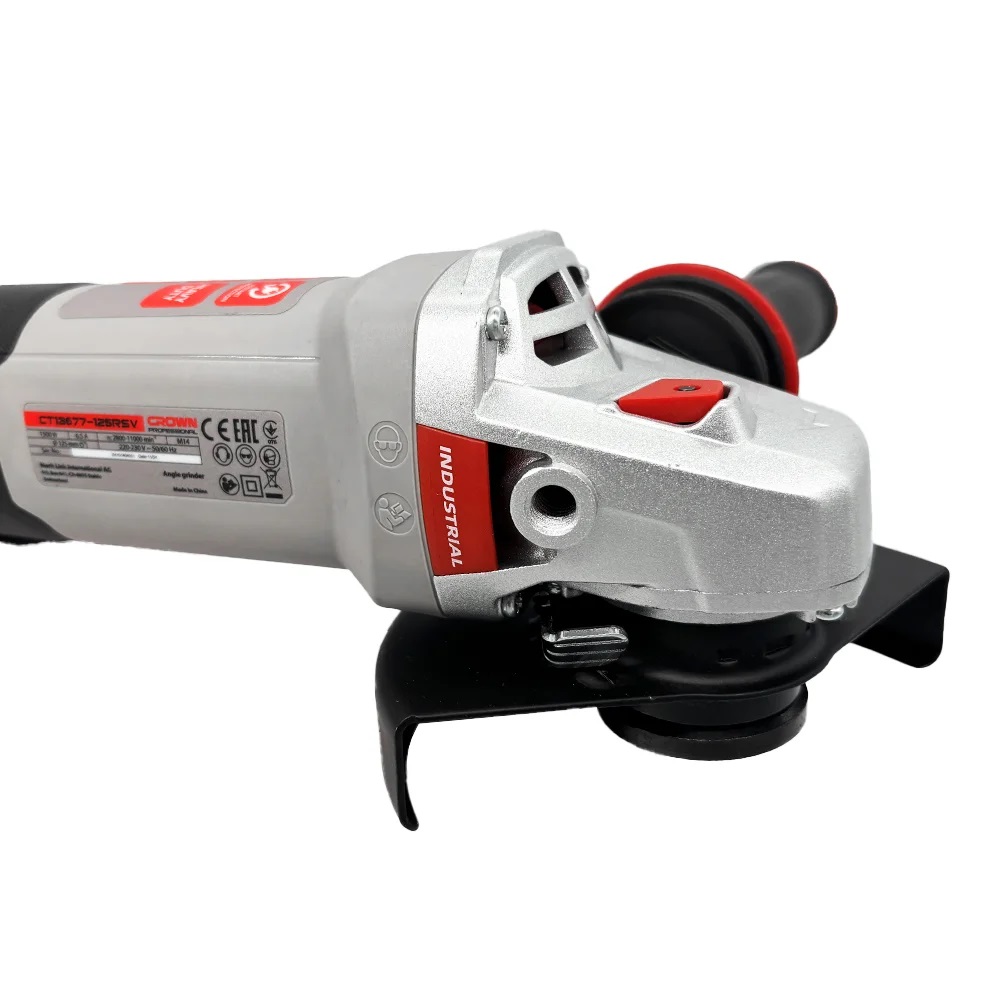Шлифмашина угловая CROWN CT13678-125RSV