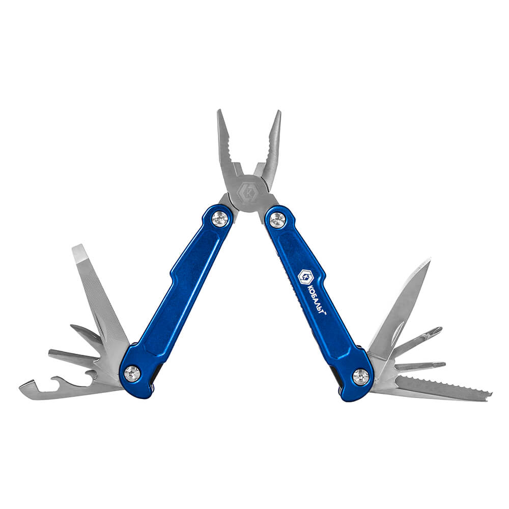 Мультитул 11-в-1, корпус из нерж. стали, чехол КОБАЛЬТ 918-251