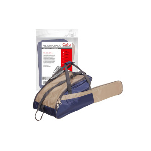 Чехол-сумка для бензопилы COFRA RC-5125 (410х265х250 мм + 400х130 мм для шины,т.син/беж.,синтетика)