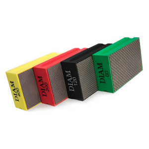 Притир алмазный ручной 90 х 55 мм №400 (желтый) Extra Line (прямой профиль) DIAM 000682