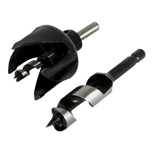 Набор для установки замков (коронка 54 мм, сверло 22 мм, адаптер) ПРАКТИКА 032-614