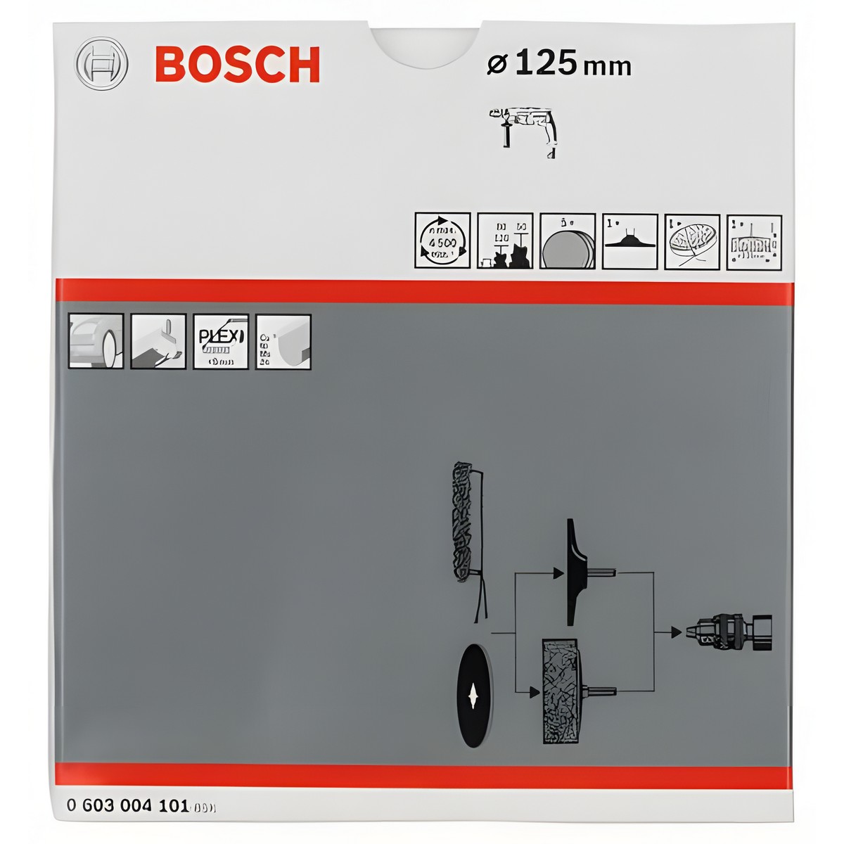 Набор для полирования S24 (8 пр.) BOSCH 0603004101