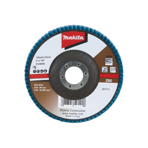 Диск лепестковый 125 мм P80 (металл) MAKITA D-63806