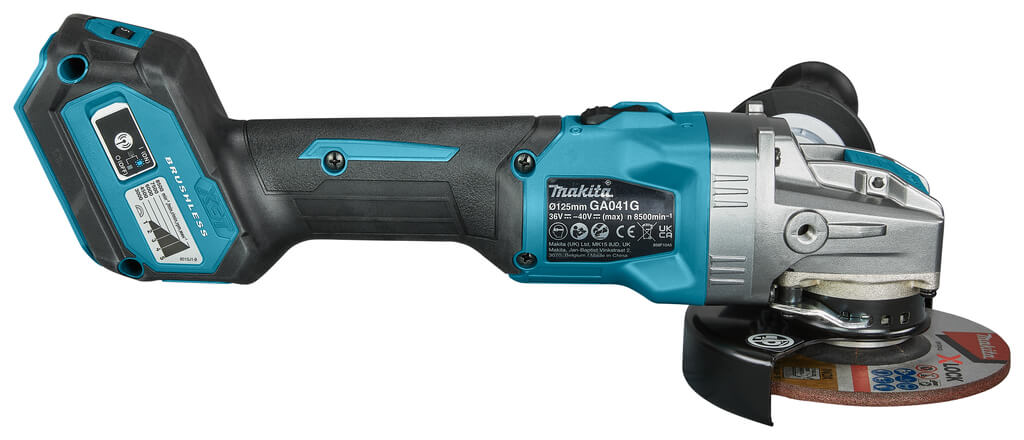 Шлифмашина угловая аккумуляторная MAKITA XGT GA041GZ01 (без АКБ и ЗУ)
