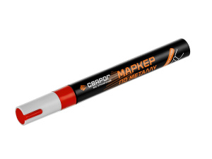 Маркер по металлу 3 мм, красный (1 шт.) СВАРОГ 00000100440