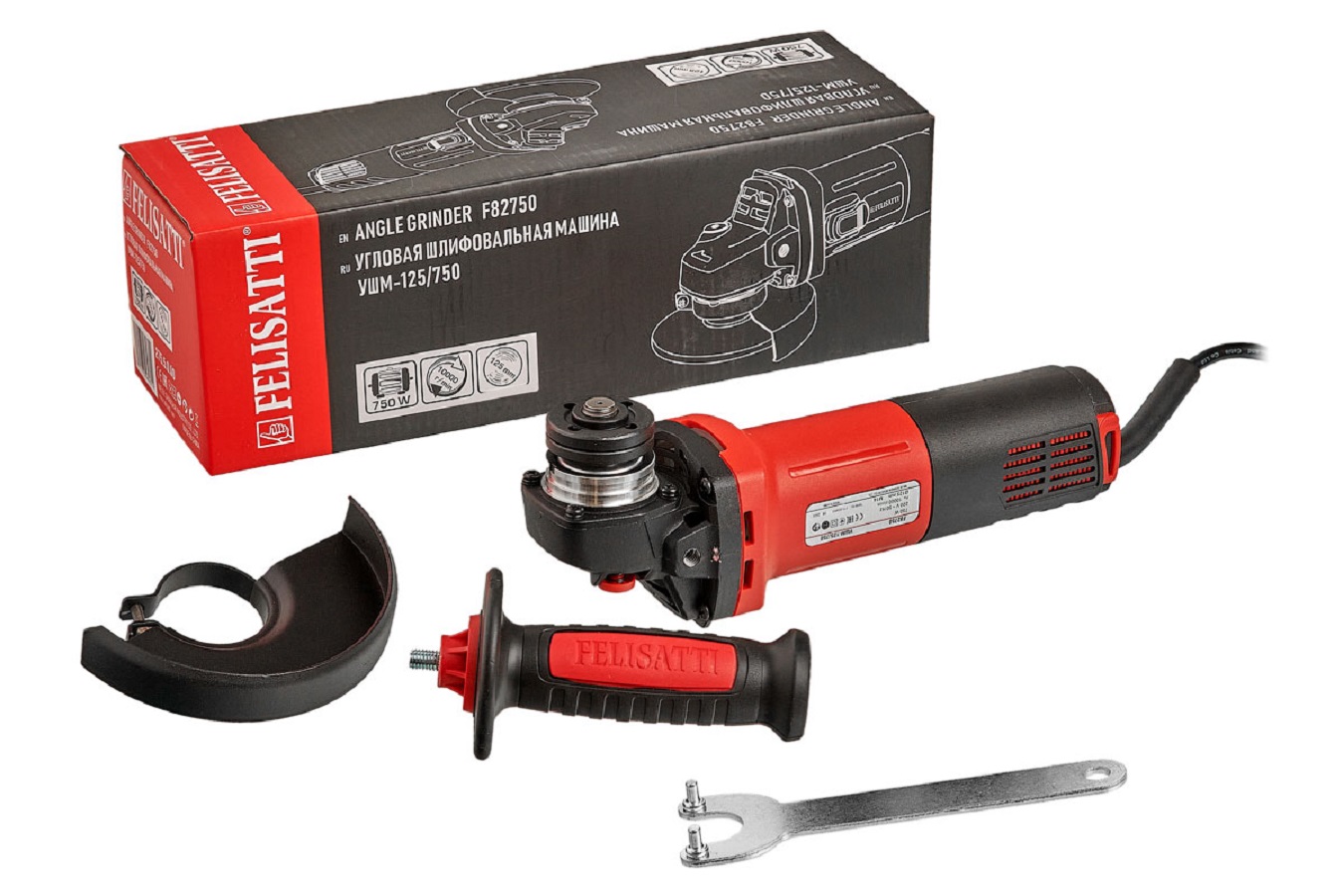 Шлифмашина угловая FELISATTI FT8207 125/750