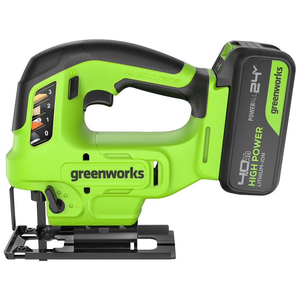 Лобзик аккумуляторный GREENWORKS GD24JS90 3601707CUB