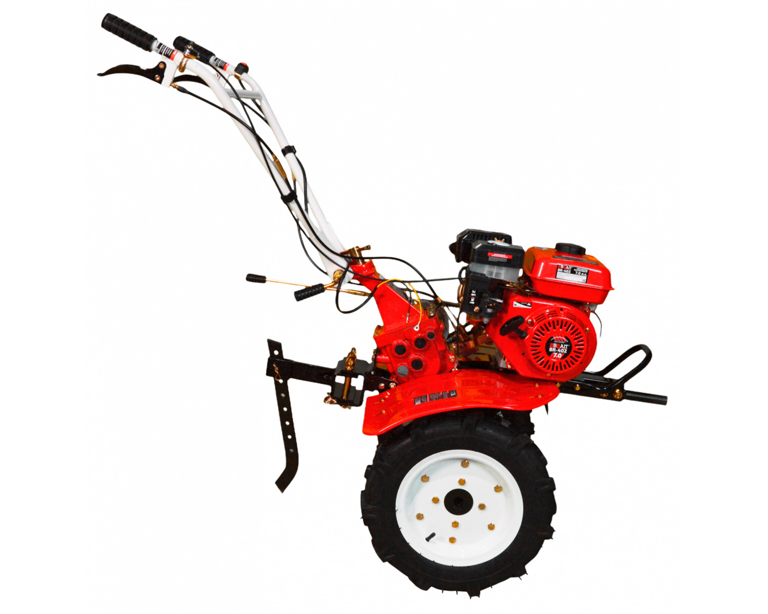 Культиватор бензиновый BRAIT BR-402 W(7л.с.,4 впер/2 наз.чугун кол. extreme колеса19*7*8)