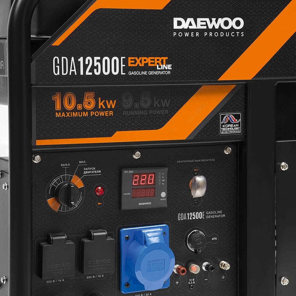Генератор бензиновый DAEWOO GDA 12500E