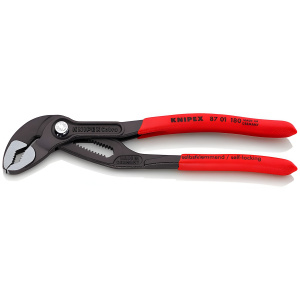 Клещи переставные трубные 180 мм Cobra (черн) KNIPEX KN-8701180