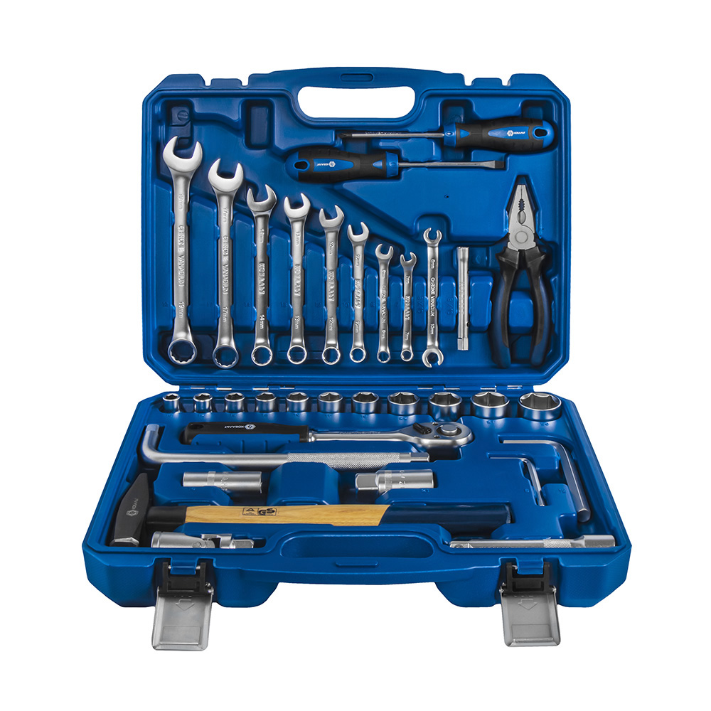 Набор инструмента, универсальный (33 предм., 1/2'', кейс) КОБАЛЬТ 919-579