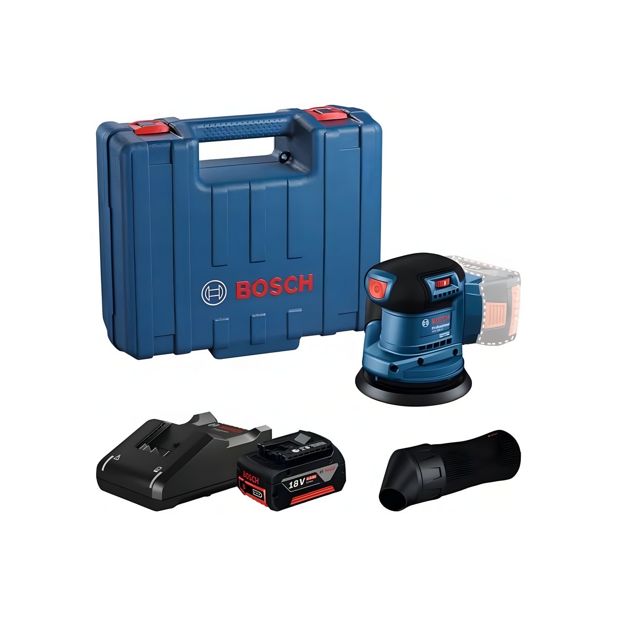 Шлифмашина эксцентриковая аккумуляторная BOSCH GEX 185-Li 06013A5021