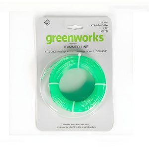 Леска 2,4 мм для триммера (витая) GREENWORKS 2950207