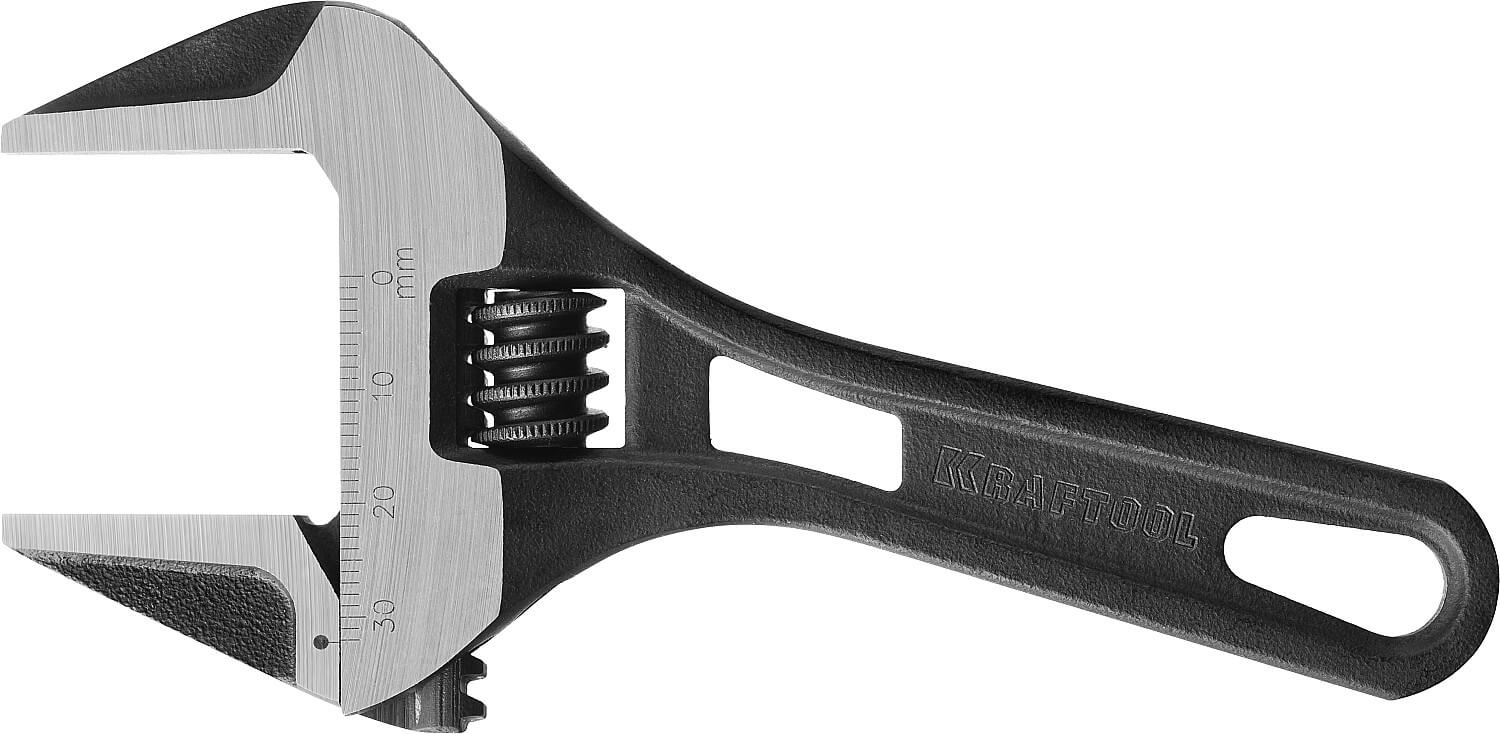 Ключ разводной 140/33 мм SlimWide Compact KRAFTOOL 27266-20