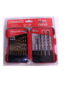 Набор сверл по металлу/бетону 17 шт. FELISATTI (1.5-6.0/3.0-10 мм) 085.5.0.17