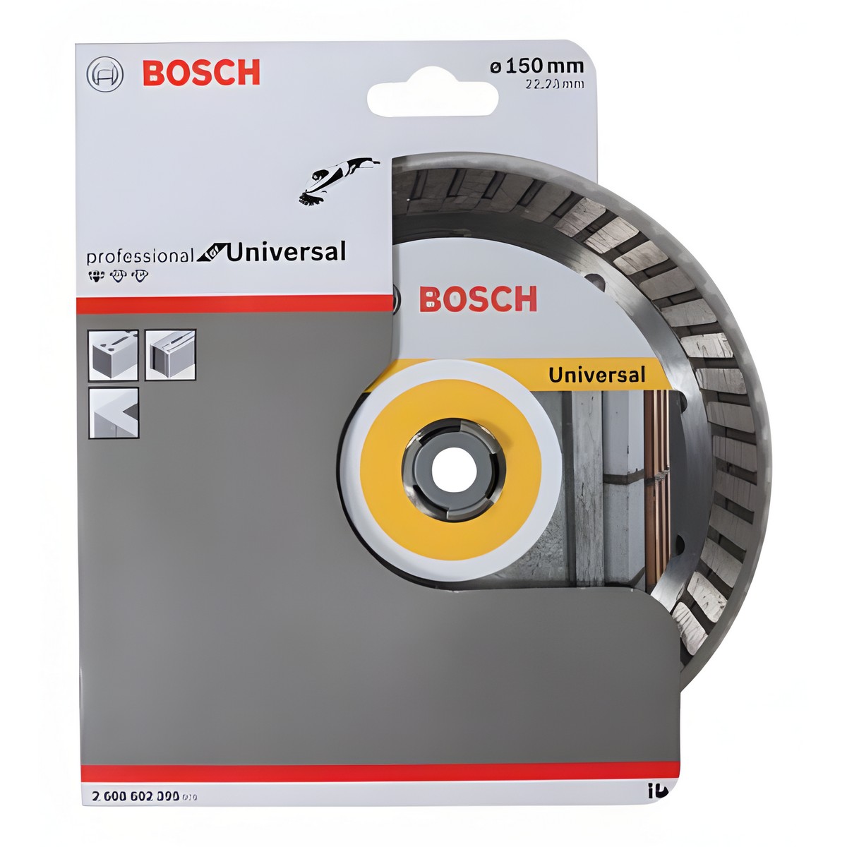 Диск алмазный 150 х 22.2 мм Standard for Universal Turbo BOSCH 2608602395