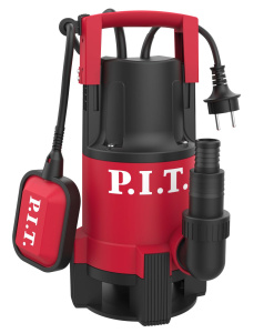 Насос дренажный электрич. P.I.T. PSW1100-W1 (1100Вт, грязная вода, напор 12м, 300л/мин,удар.пластик)