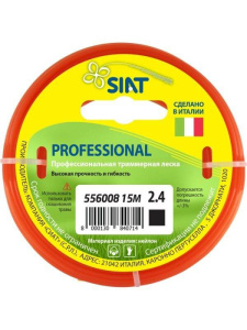 Леска PROFESSIONAL SIAT 2,4 мм*15 м (квадрат) 556008