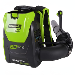 Воздуходувка аккумуляторная ранцевая GREENWORKS GD60BPB (без АКБ и ЗУ) 2402307