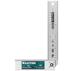 Угольник столярный 250 мм, складной (4 положения) KRAFTOOL QUATTRO 3444