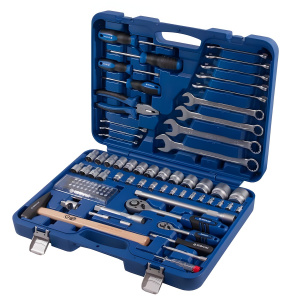 Набор инструментов 88 пр. (1/4'', 1/2'', кейс) КОБАЛЬТ 010105-88