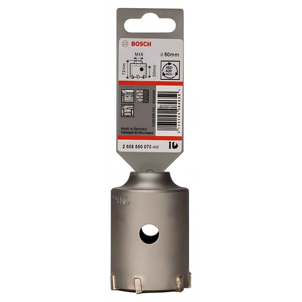 Коронка буровая 50 мм SDS-Plus-9 для 6-гр. переходника BOSCH 2608550075