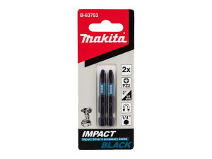 Бита PZ 2 х 50 мм E-form (2 шт.) Impact Black MZ MAKITA B-63753