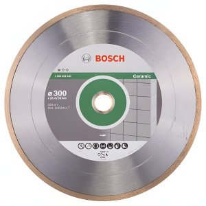Диск алмазный 300 х 30/25.4 мм Standard for Ceramic BOSCH 2608602540