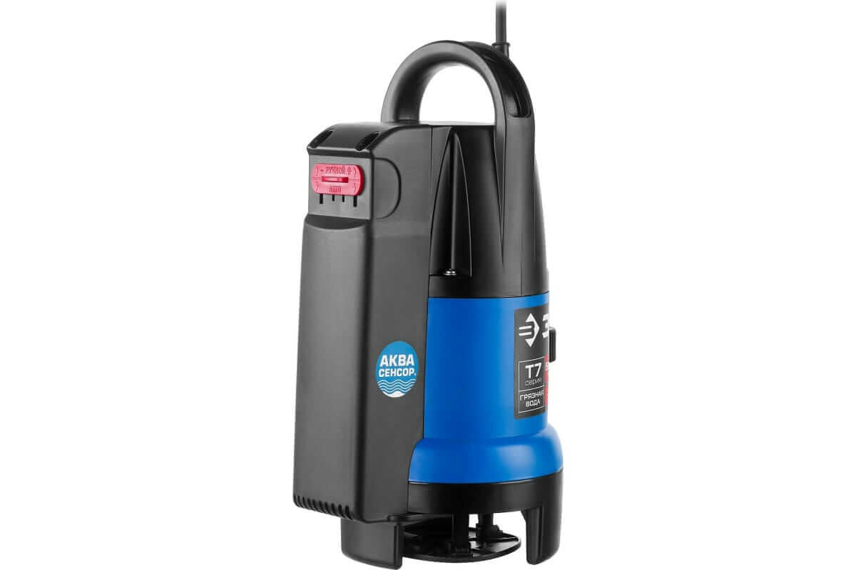Насос дренажный ЗУБР Профессионал НПГ-Т7-550 АкваСенсор (для грязной воды, 550 Вт)