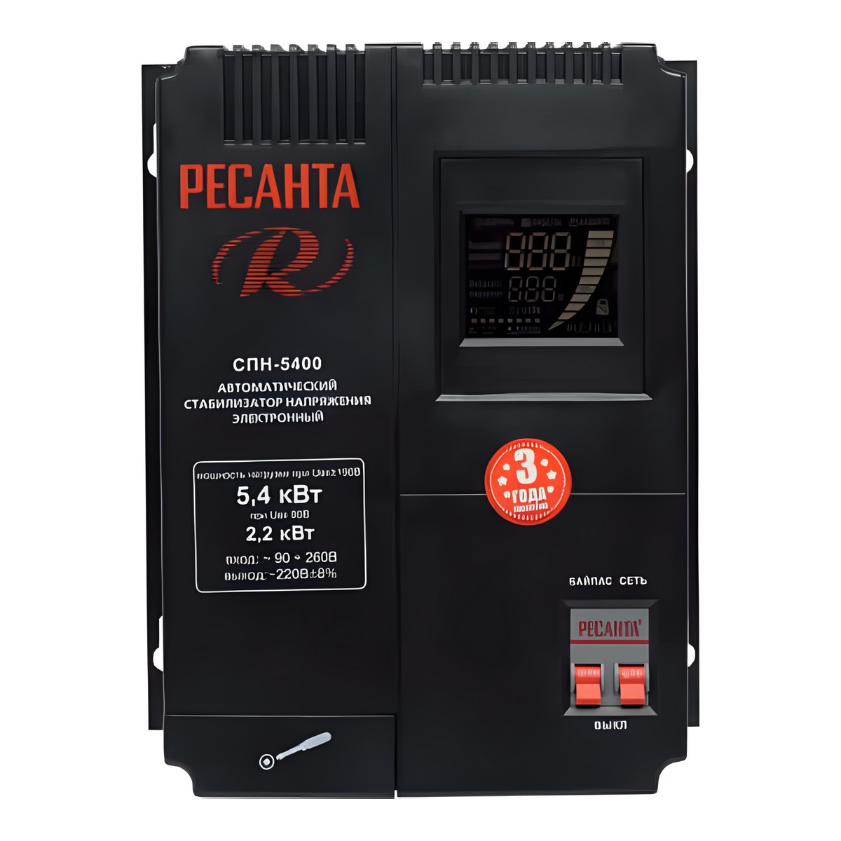 Стабилизатор однофазный РЕСАНТА СПН-5400