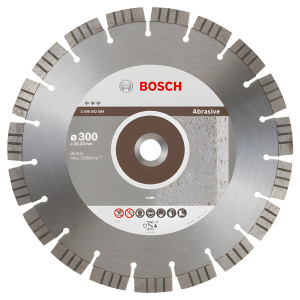 Диск алмазный 300 х 22.2 мм Best for Abrasive BOSCH 2608602684
