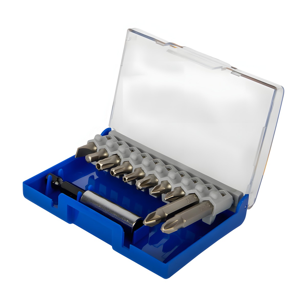 Набор бит 10 шт. + держатель 60 мм "Мастер" ПРАКТИКА 908-214