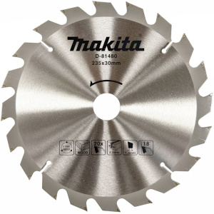 Диск пильный 235 x30/25 мм 20T (дерево) MAKITA D-81480