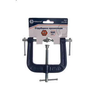 Струбцина кромочная 63 мм КОБАЛЬТ 248-863