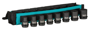 Набор ударных торцевых головок (8 шт., 1/2'', 8,10,12,13,14,17,19,21) Impact Black MAKITA E-16601