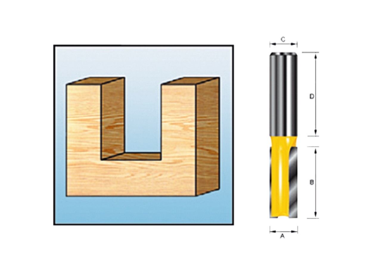 Фреза пазовая (20х19х6х51х2T) "Эконом" MAKITA D-67789
