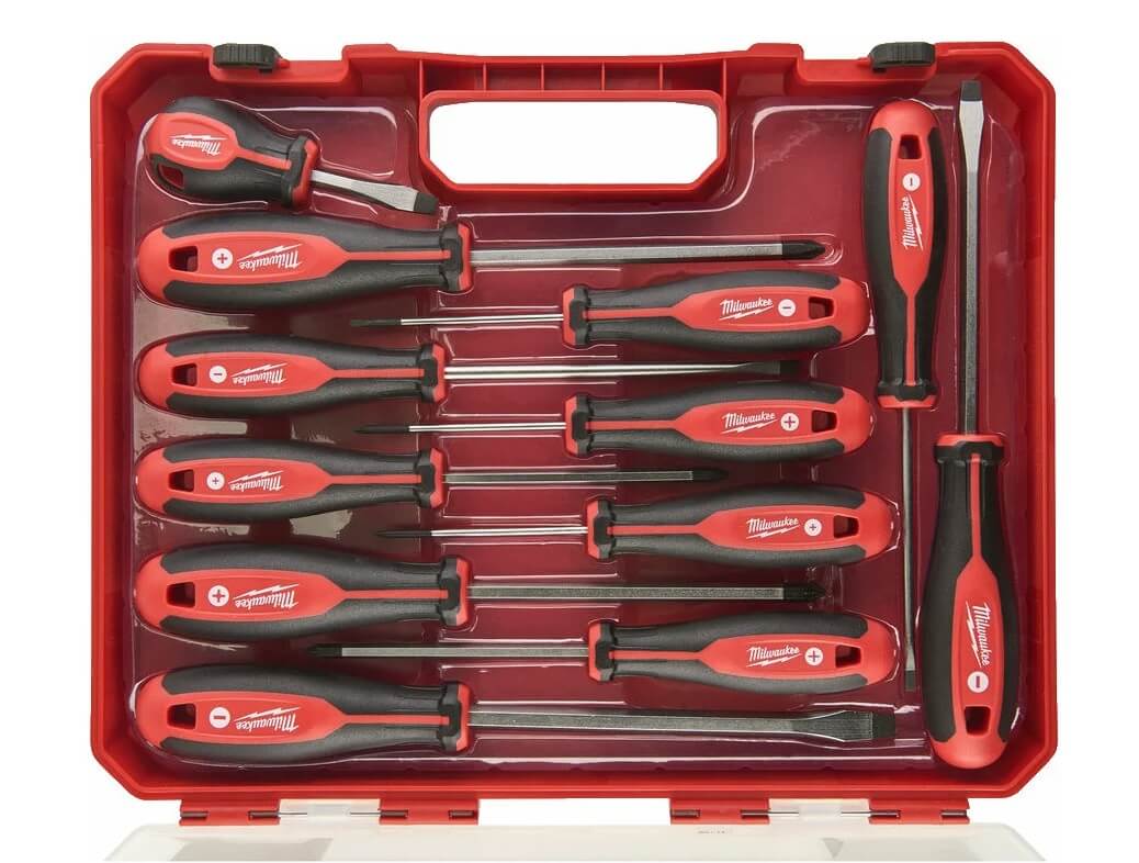 Набор магнитных отверток, 12 шт. (трехгранная рукоятка) MILWAUKEE 4932472003