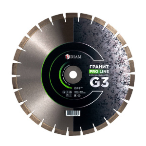 Диск алмазный 400 (410) х 3.5 х 15 х 60/25.4 мм ProLine G3 (гранит) DIAM 030669