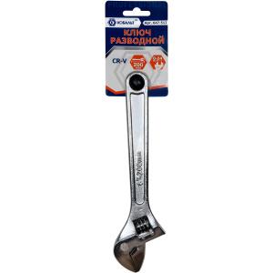 Ключ разводной 200 мм, ширина захвата 24 мм КОБАЛЬТ 647-512