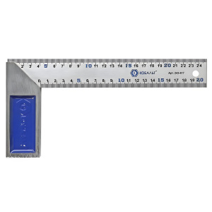 Угольник столярный 250 мм (нерж. сталь/чугун) КОБАЛЬТ 243-417
