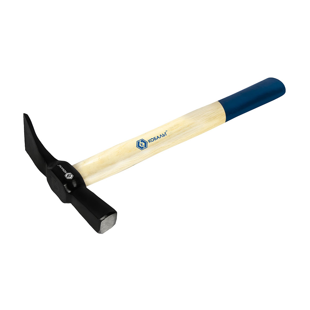 Молоток-кирочка каменщика 350 г. (деревянная ручка) КОБАЛЬТ 918-695