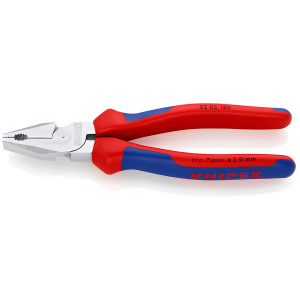 Плоскогубцы силовые 180 мм (хром) KNIPEX KN-0205180