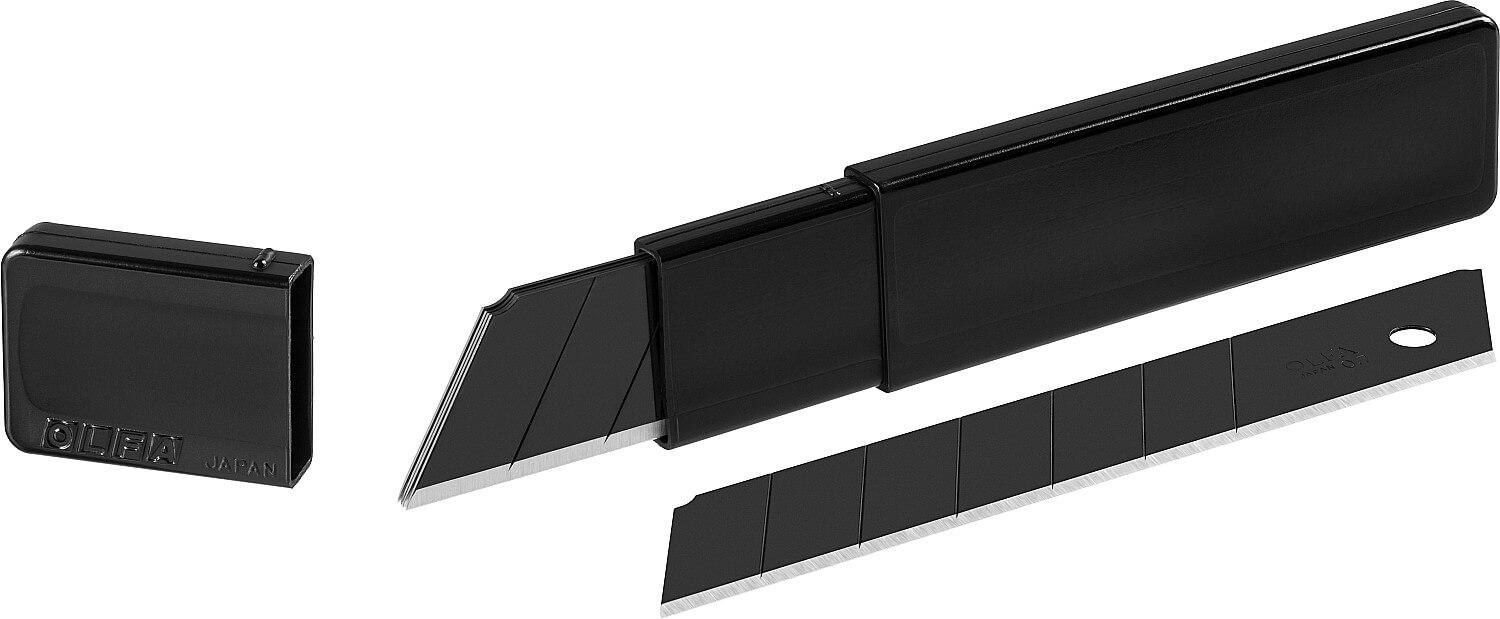Лезвия для ножа 25 мм (5 шт., сегментированные) EXCEL BLACK OLFA OL-HBB-5B