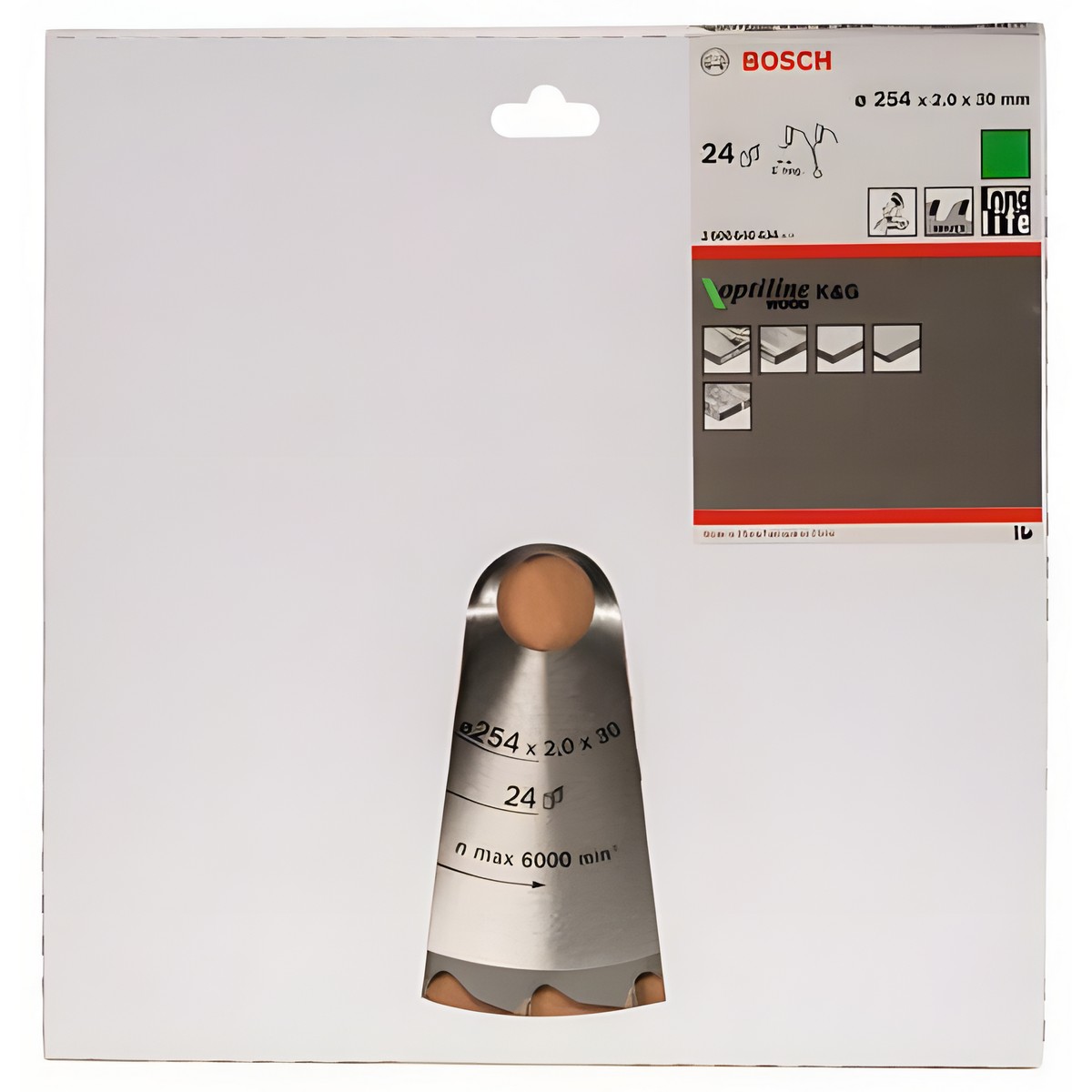Диск пильный 254 х 30 мм 24T Optiline BOSCH 2608640434