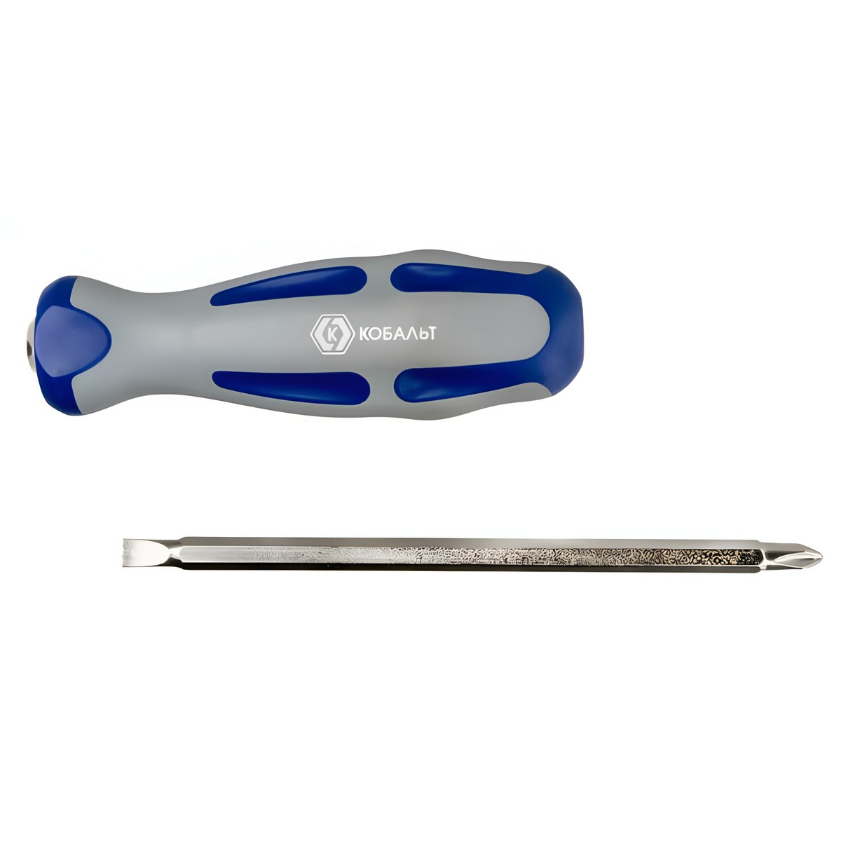 Отвертка-рукоятка с переставным стержнем PH2х127 - SL6,0 мм КОБАЛЬТ 912-205