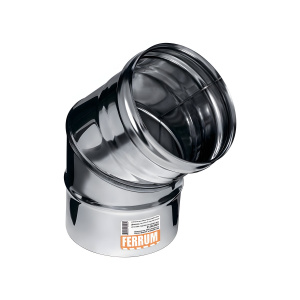 Колено 135* d150 (430/0,8 мм) ФЕРРУМ