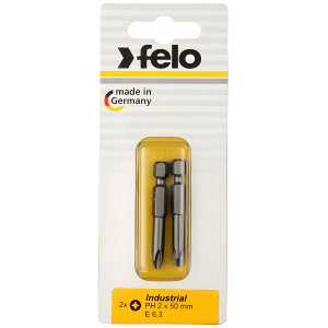 Бита PH 2 х 50 мм (2 шт.) Industrial FELO 03202536