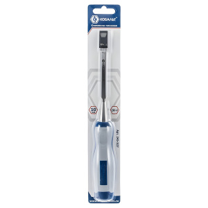 Стамеска плоская 10 х 140 мм (двухкомпонентная ручка) КОБАЛЬТ 245-527