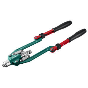 Заклепочник KRAFTOOL Combo-M12, комбинированный, складной (3 вида заклепок, в кейсе) 31182_z01