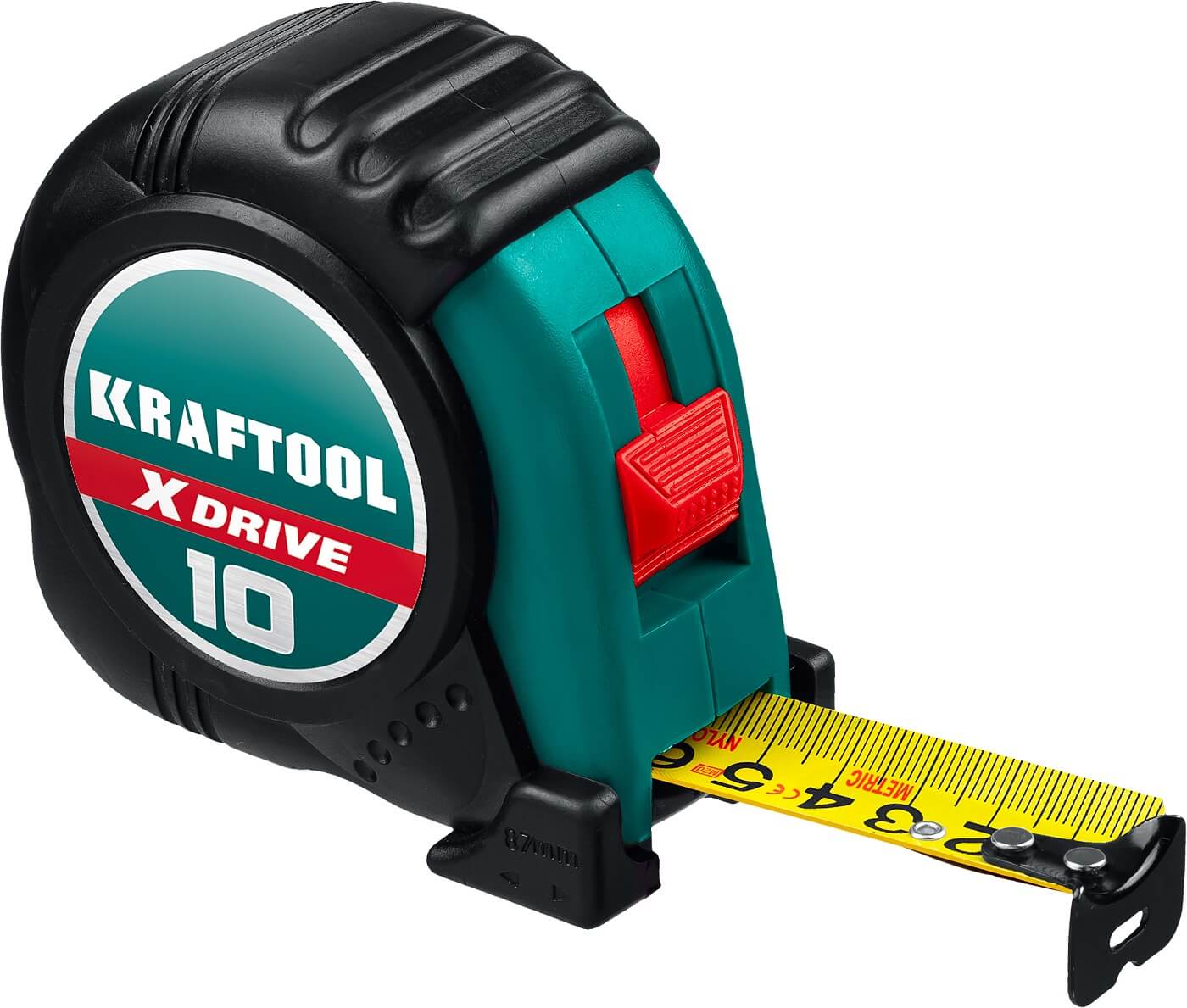Рулетка 10 м х 25 мм KRAFTOOL X-Drive 34122-10